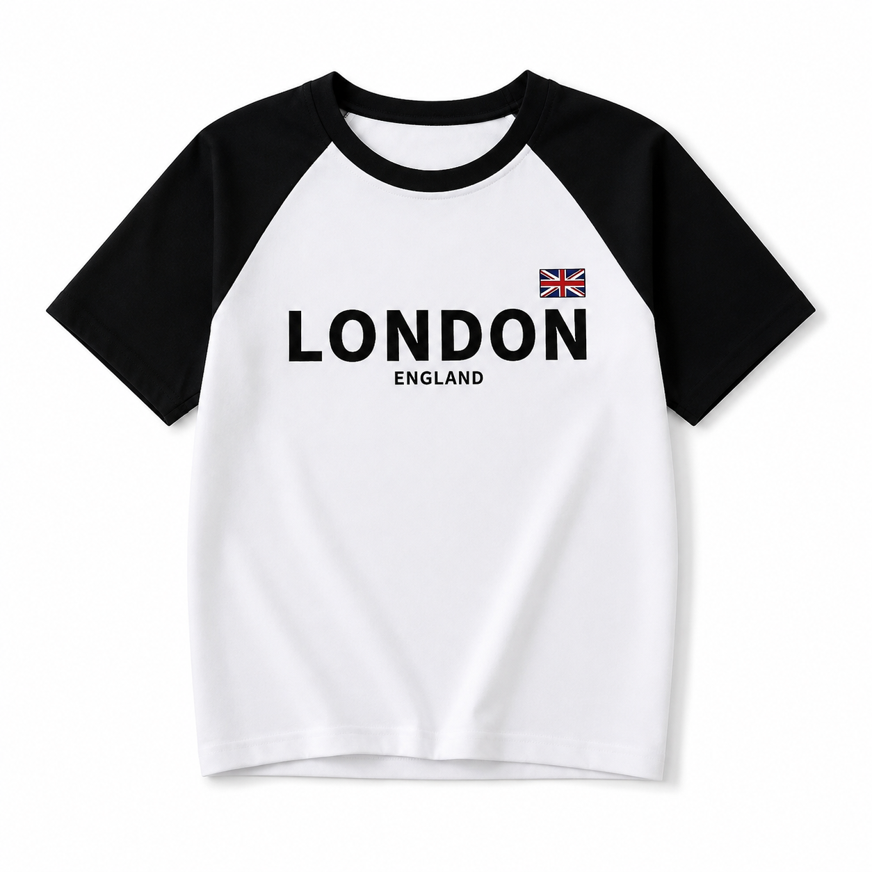 Boys London Printed Raglan T-Shirt and Trousers Set