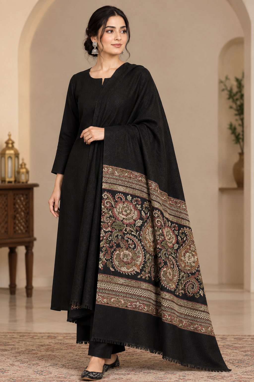 Exquisite Kani Wool Shawls Collection (Enhanced Kani Work & Rich Pallu Designs) - Image 9